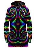 Fractaled Vision Hoodie Dress