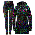 Kaleidoscope Eyes Hoodie Dress and Leggings Combo