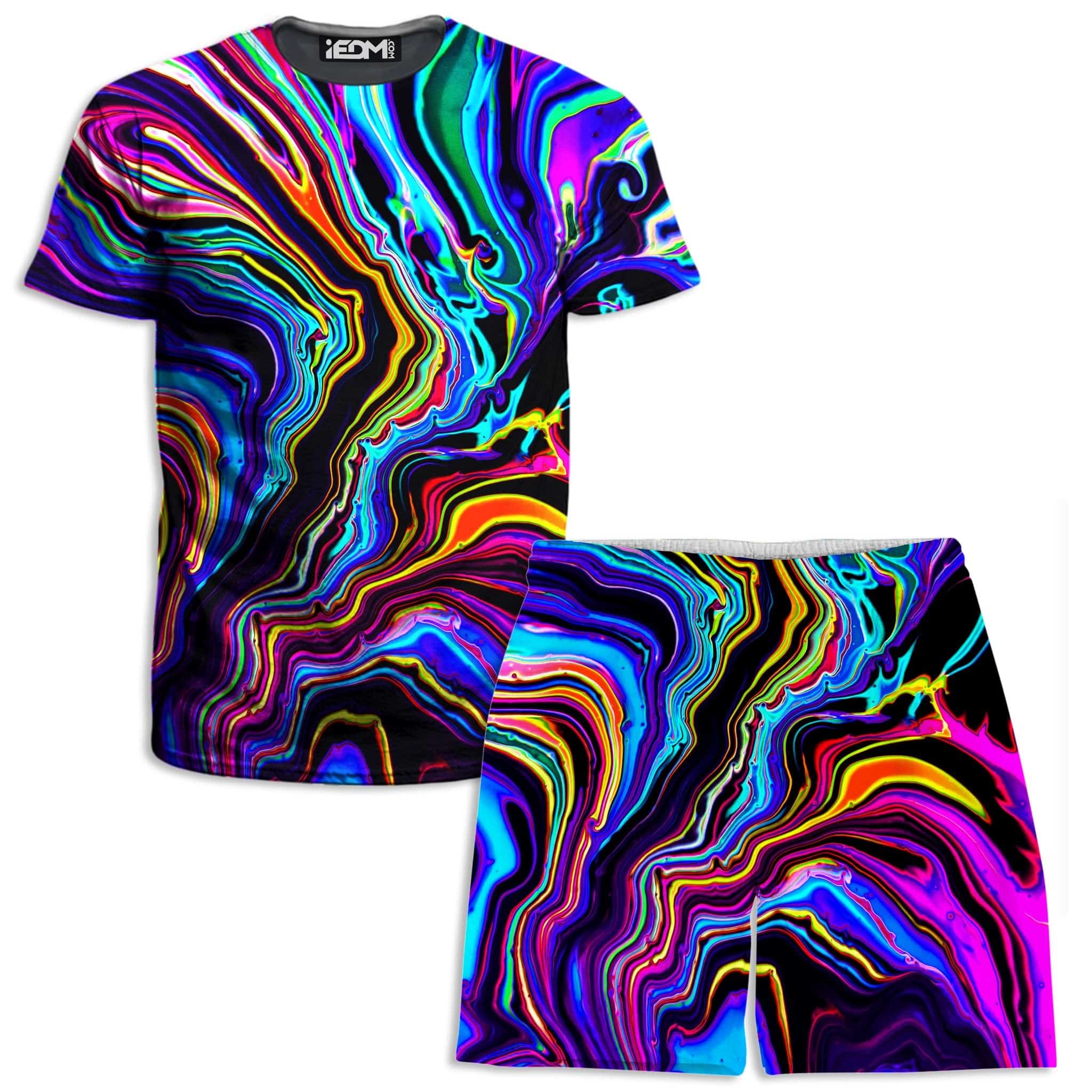 Neon Rift T-Shirt and Shorts Combo