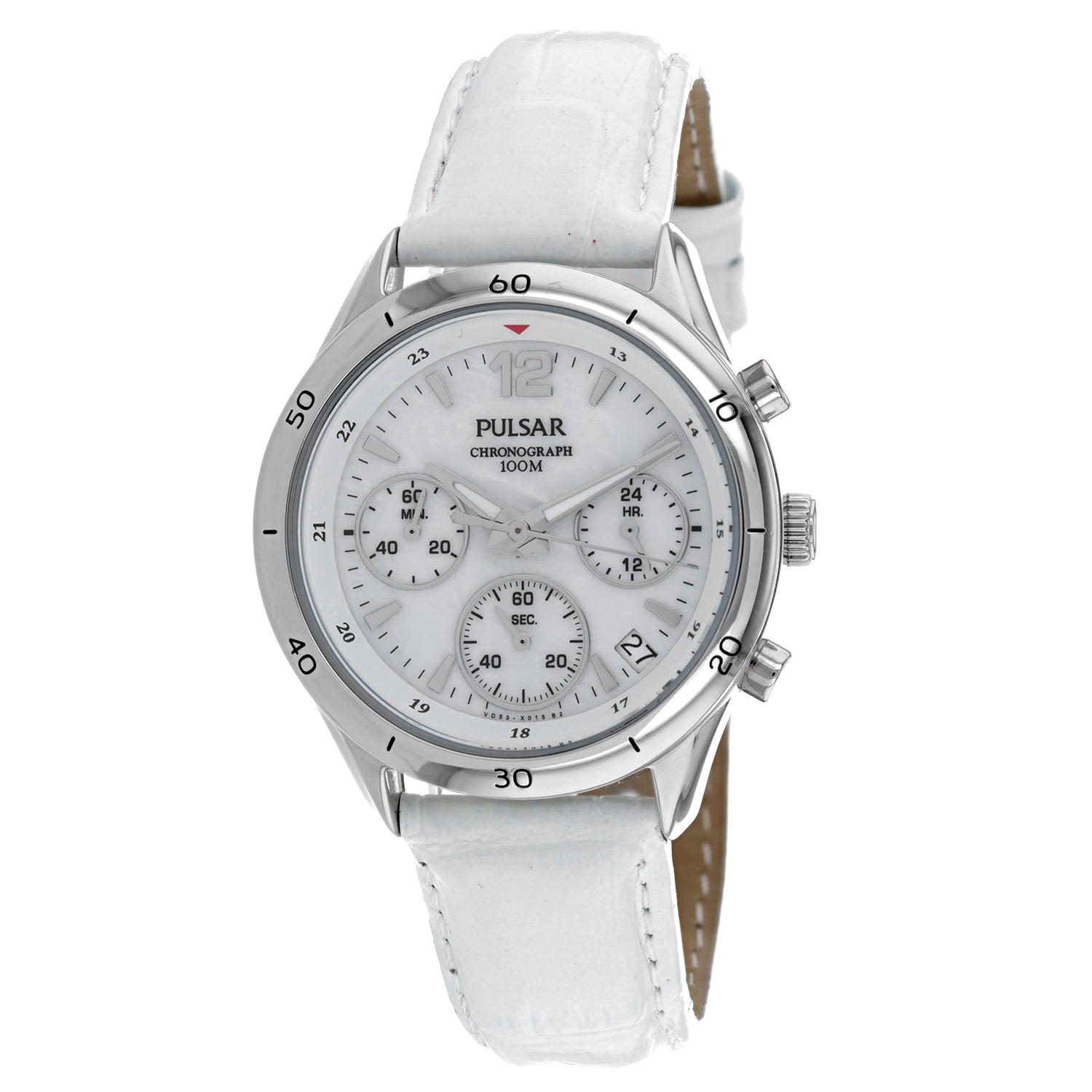 Pulsar Chronograph Quartz Watch — White
