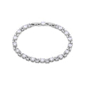Pulsera  acabada en rodio