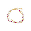 Pulsera acabado oro 18k