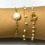 Pulsera 'Beatrice' - Perlas