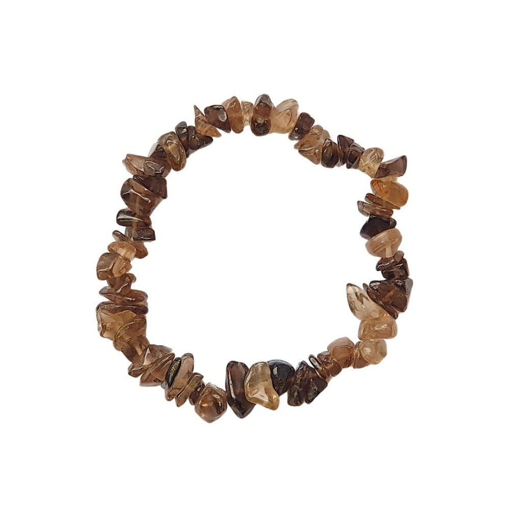 Pulsera chip de Cuarzo Ahumado