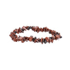Pulsera Chip de Obsidiana Caoba