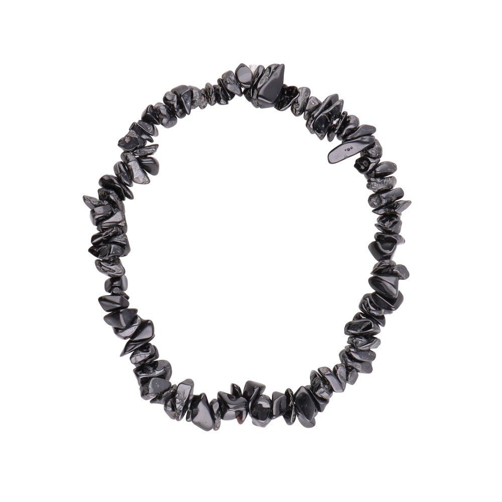 Pulsera Chip de Turmalina Negra