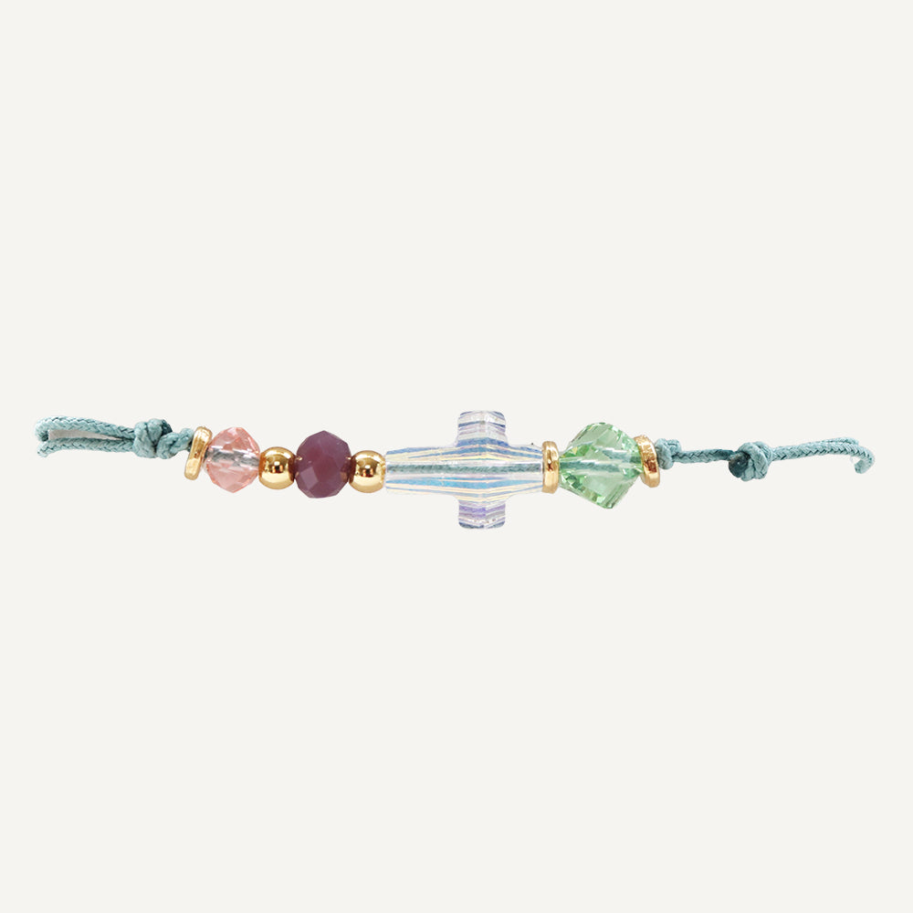 Pulsera cruz ajustable SWAROVSKY