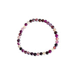 Pulsera de Ágata Lila - Bola Lisa