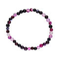 Pulsera de Ágata Lila - Bola Lisa