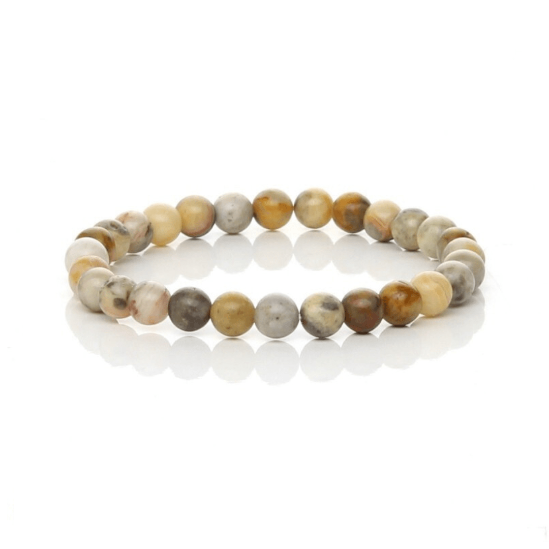 Pulsera de Ágata Locura - Bola lisa