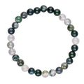 Pulsera de Ágata Musgo