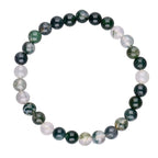 Pulsera de Ágata Musgo