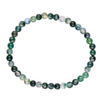 Pulsera de Ágata Musgo