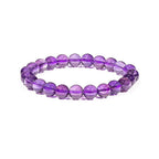 Pulsera de Amatista Bola Lisa