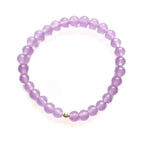 Pulsera de Amatista y Bola de Plata de Ley