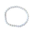 Pulsera de Calcedonia Azul