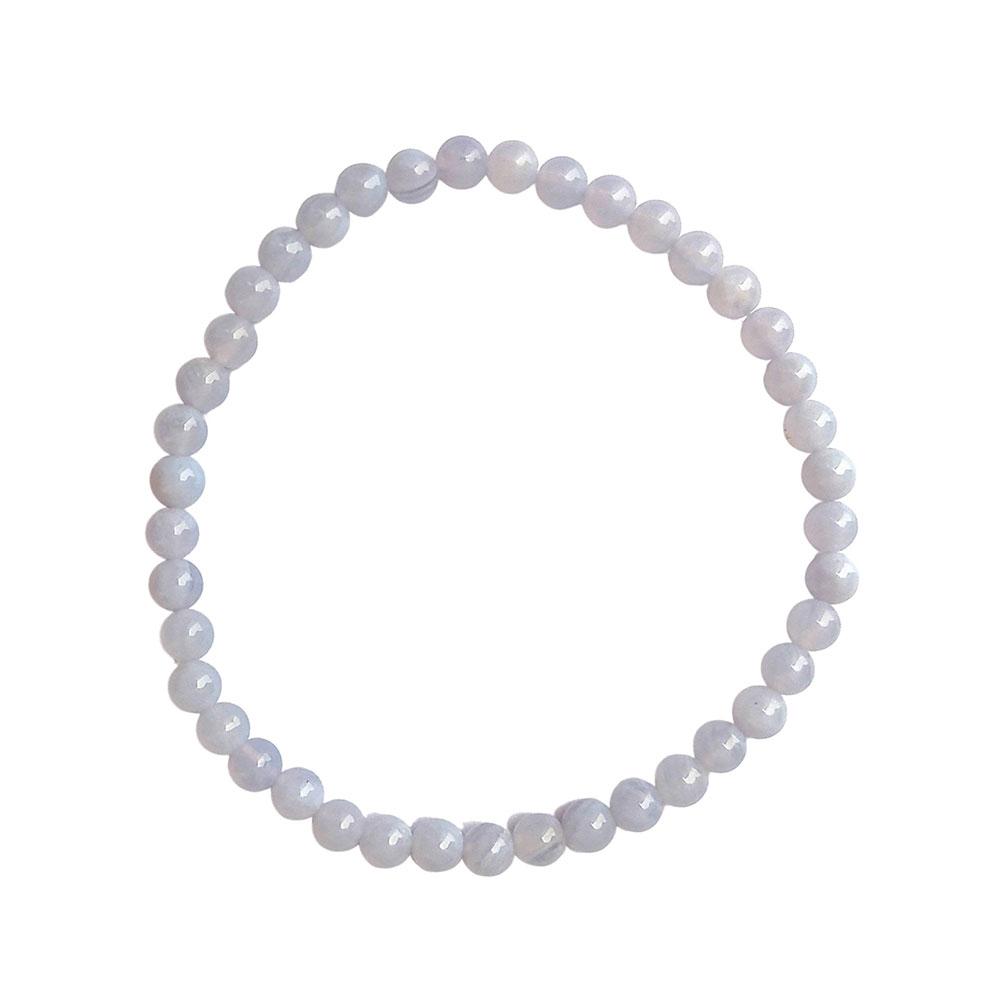 Pulsera de Calcedonia Azul