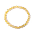 Pulsera de Citrino Potenciado - Bola Lisa