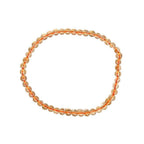 Pulsera de Citrino Potenciado - Bola Lisa