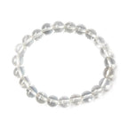 Pulsera de Cuarzo Blanco Bola Lisa