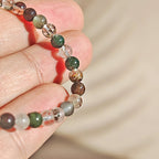 Pulsera de Cuarzo Chamánico bola lisa