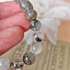 Pulsera de Cuarzo Chamánico bola lisa