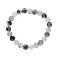 Pulsera de Cuarzo Turmalinado Bola Lisa