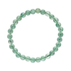 Pulsera de Fluorita Verde Bola Lisa