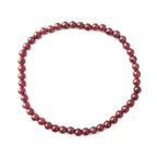 Pulsera de Granate Bola Lisa