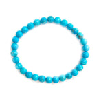 Pulsera de Howlita Azul Bola Lisa