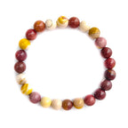 Pulsera de Jaspe Mokaíta Bola Lisa