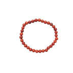 Pulsera de Jaspe Rojo Bola Lisa