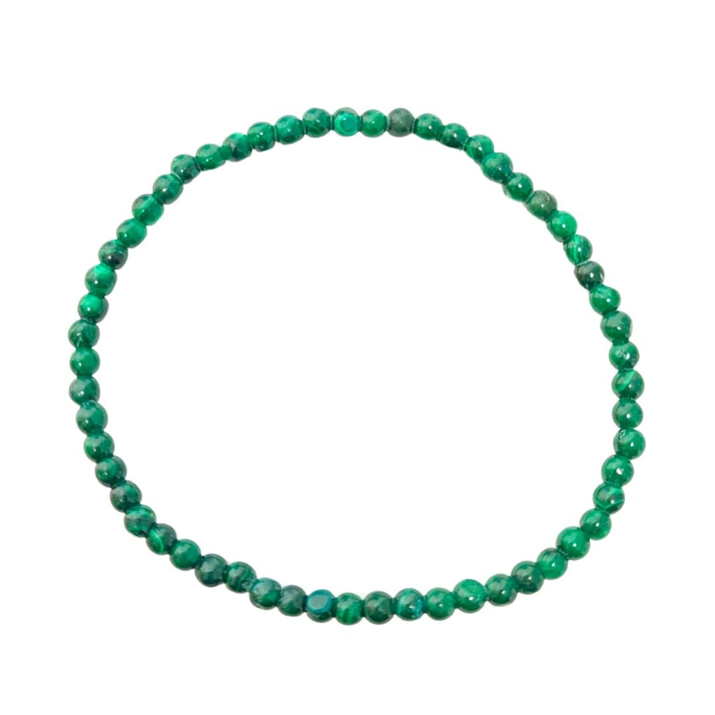 Pulsera de Malaquita Bola Lisa