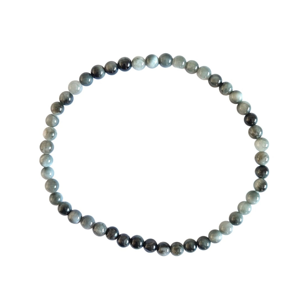Pulsera de Ojo de Gato en Bola Lisa