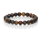 Pulsera de Ojo Tigre, Halcón y Buey