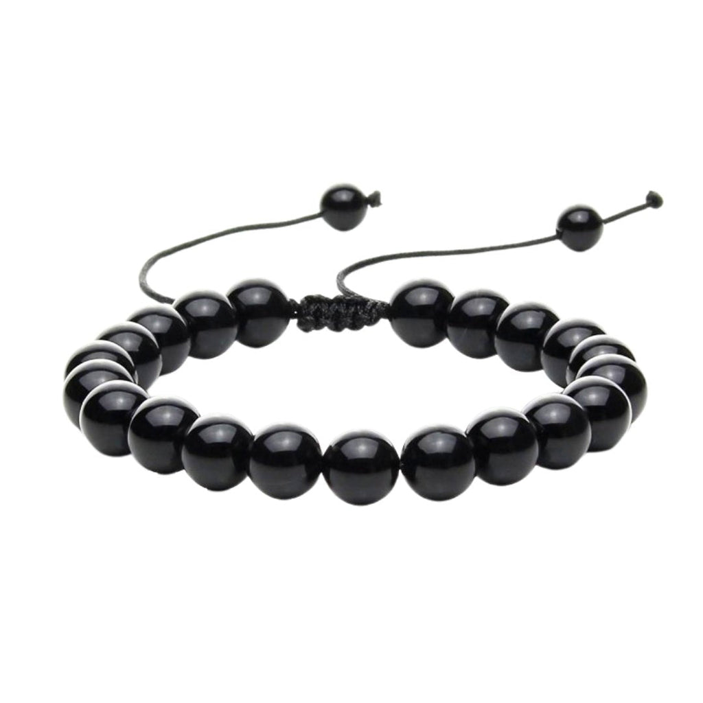 Pulsera de Ónix con Nudo Corredizo
