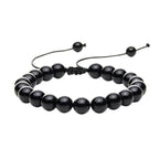 Pulsera de Ónix con Nudo Corredizo