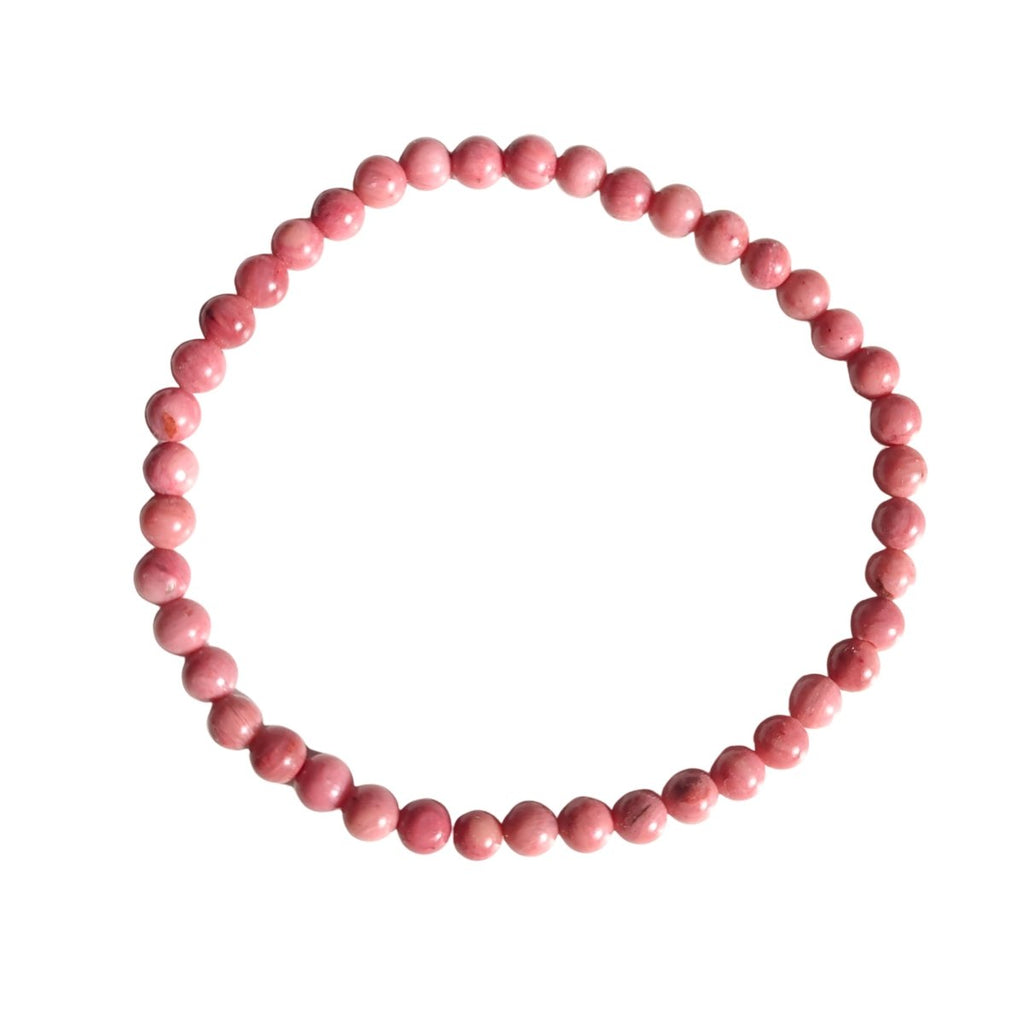 Pulsera de Rodonita Bola Lisa