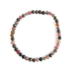 Pulsera de Turmalina Multicolor Bola Lisa