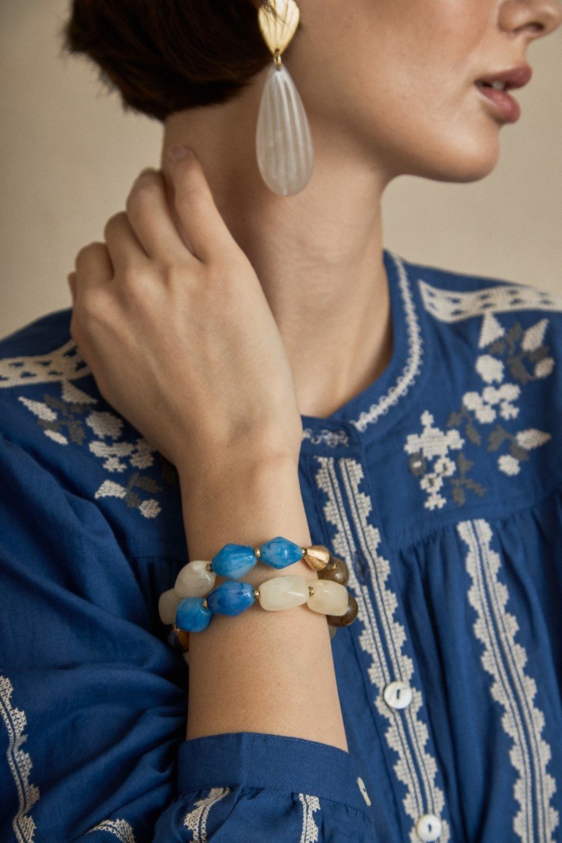 PULSERA DOBLE RESINAS