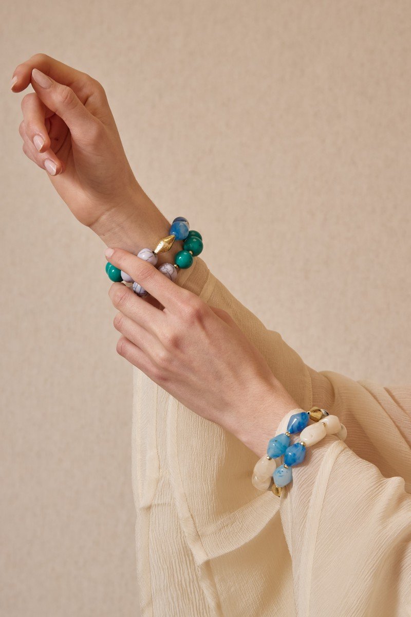 PULSERA DOBLE RESINAS