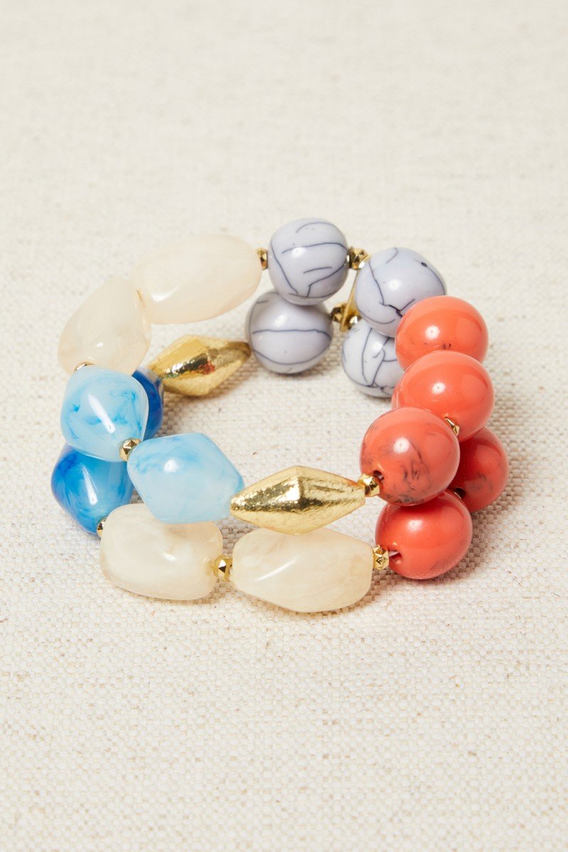 PULSERA DOBLE RESINAS