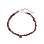 Pulsera 'Elizabeth' - Granate