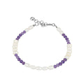Pulsera 'Isolda' de Perlas y Amatista