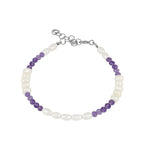 Pulsera 'Isolda' de Perlas y Amatista