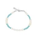 Pulsera 'Isolda' de Perlas y Amazonita