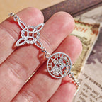 Pulsera Nudo de Bruja & Tetragramaton - Plata de Ley 925