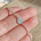 Pulsera Protectora S925: Medalla de San Benito
