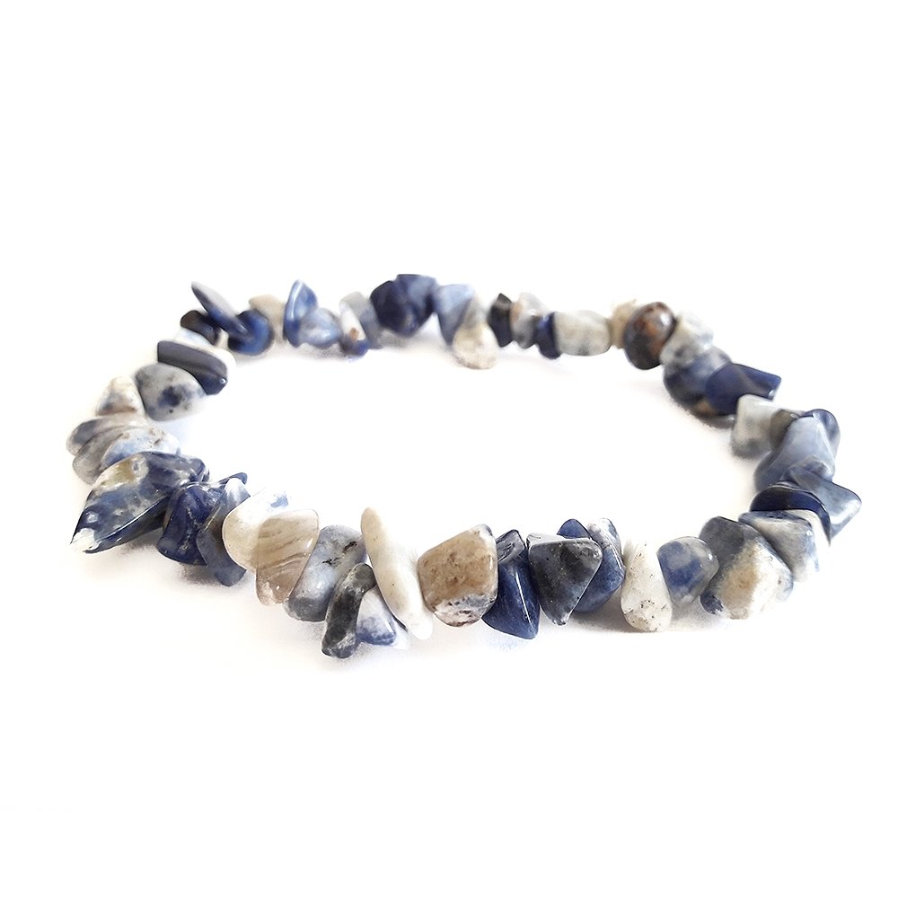 Pulsera tipo chip de Sodalita
