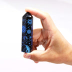 Punta de Obsidiana Negra 'Mistica' - Azul Celeste